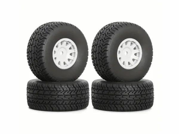 On-Road Tyre w/ White Rim - 1:18 Mojave