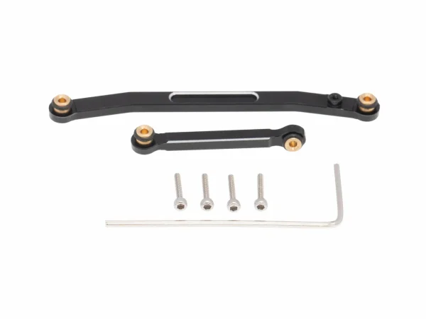 Steering Link Set Black Alloy AX/SCX24