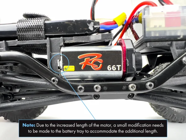 High Torque Motor w/pinion AX/SCX24 with Mount ** CLEARANCE **