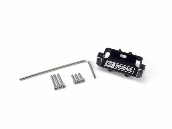 Servo Mount Black Aluminium SCX24