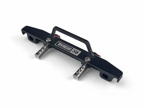 Fr Bumper Set Black Aluminium SCX24