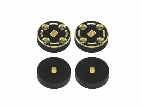 Axle Weight - Black Brass 4mm - 4pcs SCX30