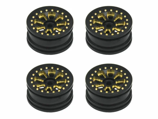 Wheel Set - Black Brass 4pcs SCX30