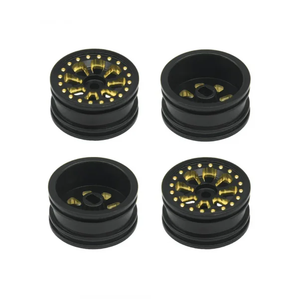 Wheel Set - Black Brass 4pcs SCX30