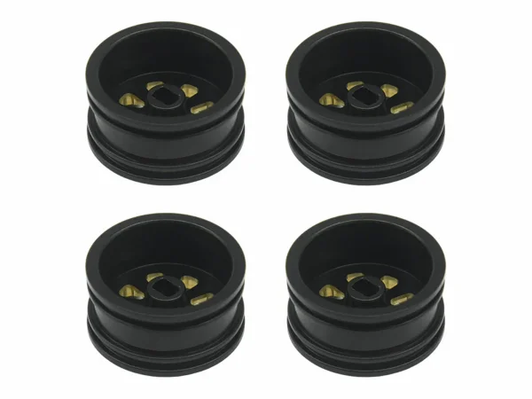 Wheel Set - Black Brass 4pcs SCX30