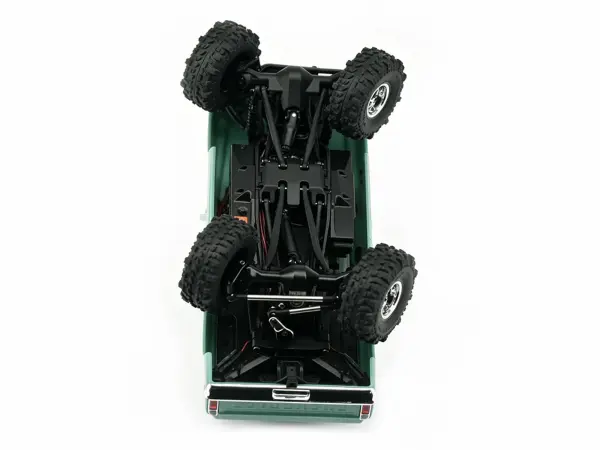 4 Wheels Steer conversion - Black Aluminium - SCX30 &mdash; image 2 of 4