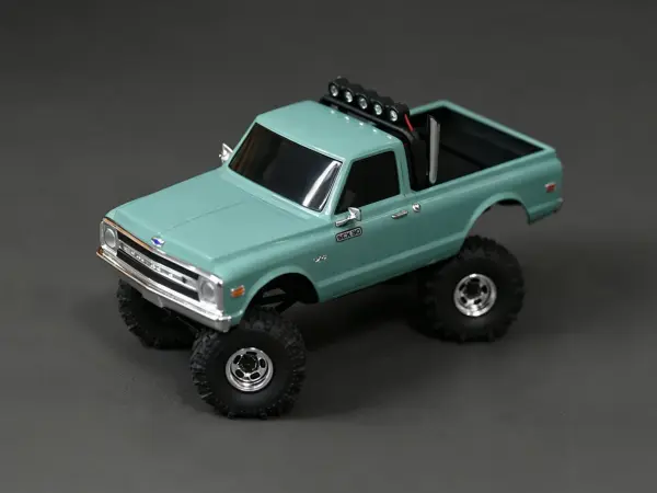 4 Wheels Steer conversion - Black Aluminium - SCX30 &mdash; image 4 of 4