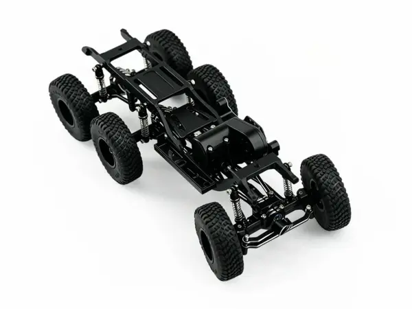 6 WD conversion - Black Aluminium - SCX30 &mdash; image 2 of 3