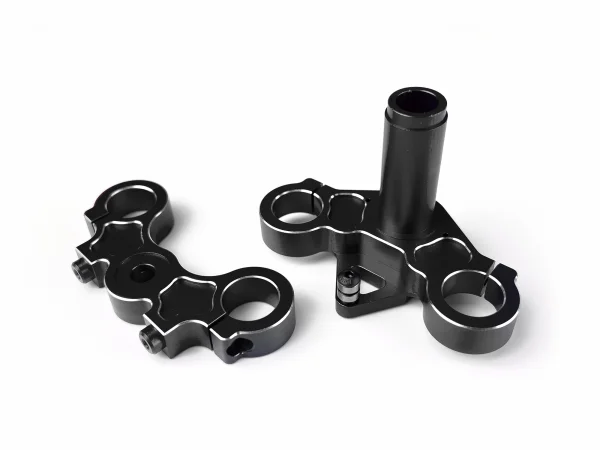 Aluminium Triple Clamp Set - Promoto - Black
