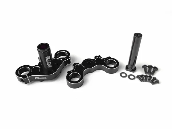 Aluminium Triple Clamp Set - Promoto - Black