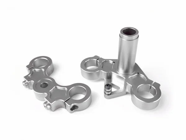 Aluminium Triple Clamp Set - Promoto - Silver