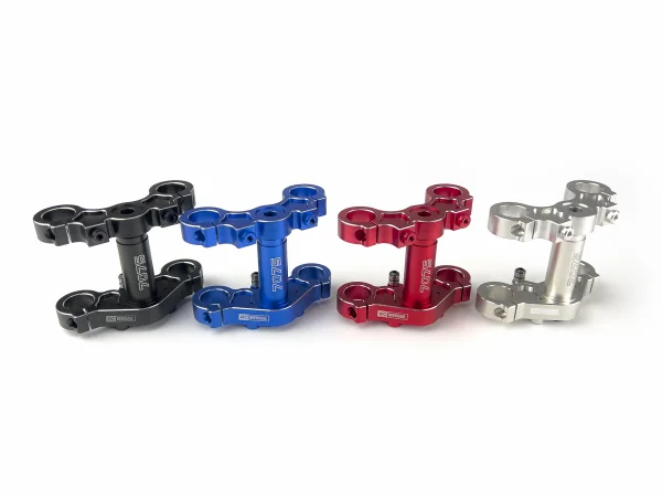 Aluminium Triple Clamp Set - Promoto - Silver