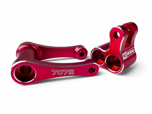 Aluminium Knuckle And Pull Rod - Promoto - Red ** CLEARANCE **