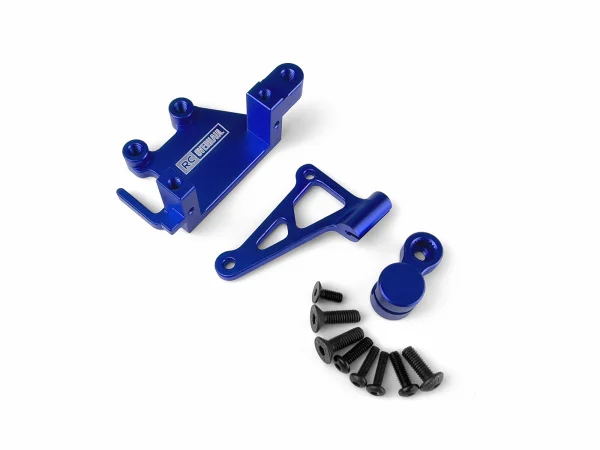 Aluminium Servo Mount Set - Promoto - Blue ** CLEARANCE **