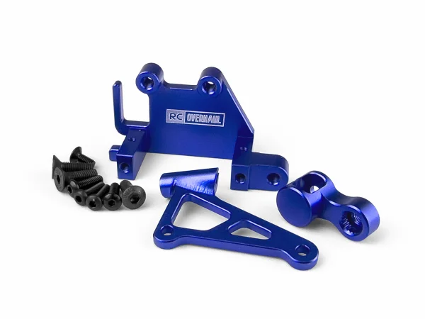 Aluminium Servo Mount Set - Promoto - Blue ** CLEARANCE **