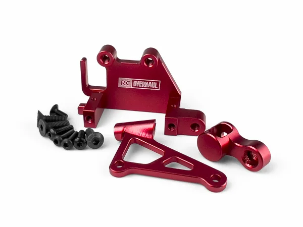 Aluminium Servo Mount Set - Promoto - Red