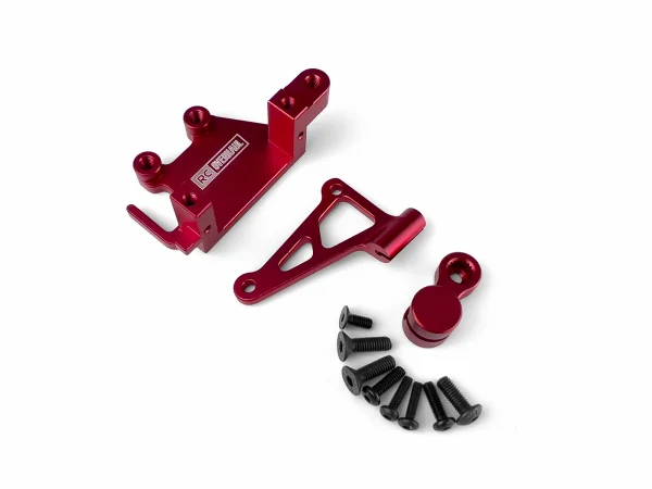 Aluminium Servo Mount Set - Promoto - Red