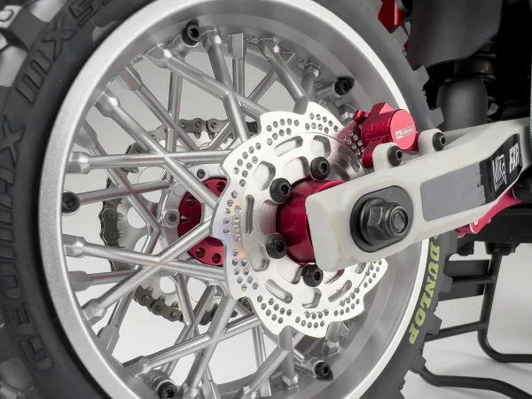 Aluminium Rear Brake Disc - Promoto - Silver ** CLEARANCE **