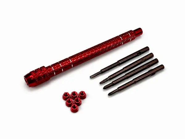 Multi-Tool - PH1.5/2.0 - T4 - 1.3Hex - M2 nuts - Red SCX30 — image 1 of 4