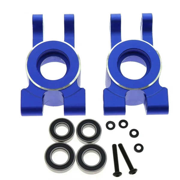 Hub - Rear Blue Aluminium w/brgs (2) Sledge ** CLEARANCE **
