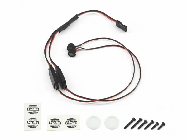 LED Round front lamps w / Covers TRX-4M