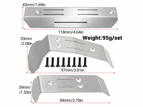Skid Plate Guard Set - Traxxas Mini MAXX