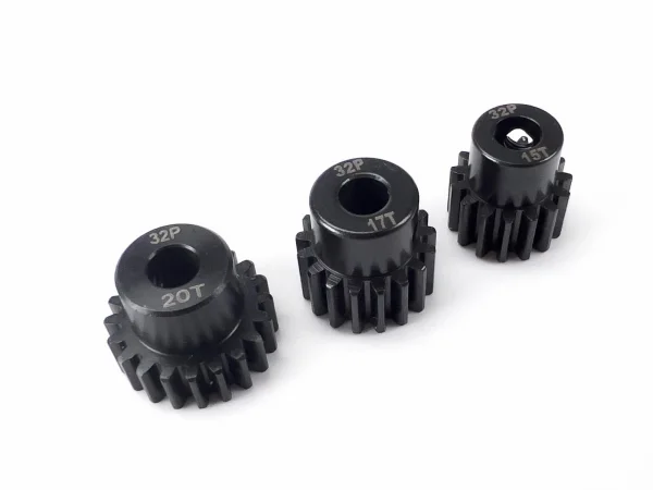 0.8Mod Pinion Set - 15/17/20t 5mm Shaft