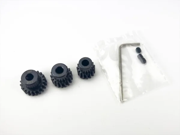 0.8Mod Pinion Set - 15/17/20t 5mm Shaft