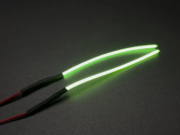 LED Light Line Pair - 7cm Green
