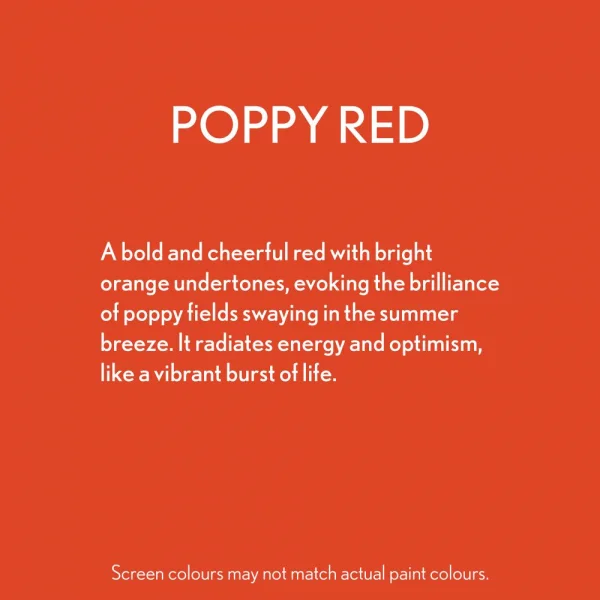 Guild Lane Bleo Gel Paint, Poppy Red (100ml)