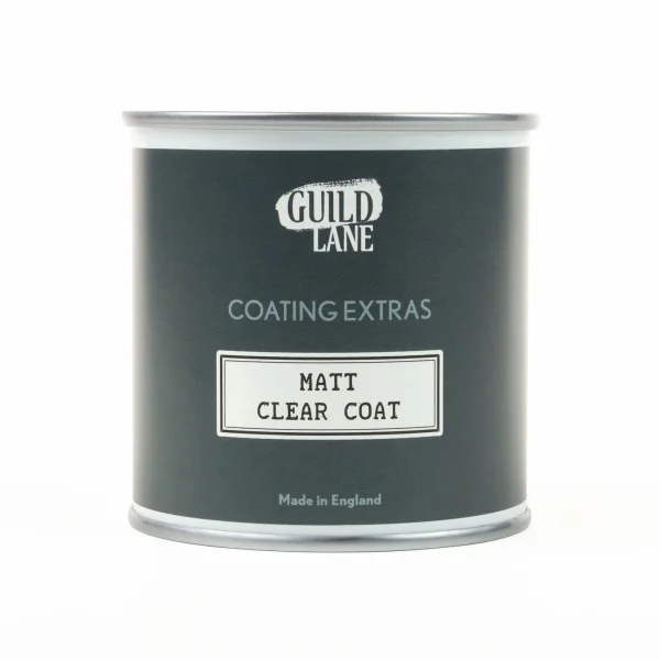 Guild Lane Acrylic Matt Top Coat, Clear (250ml Jar)