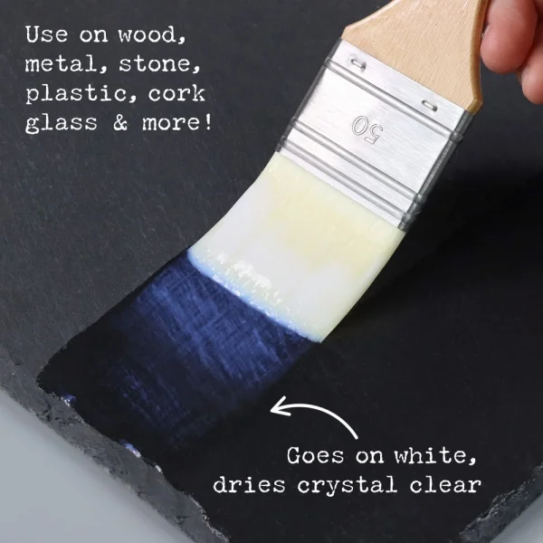 Guild Lane Acrylic Gloss Top Coat, Clear (60ml Jar)