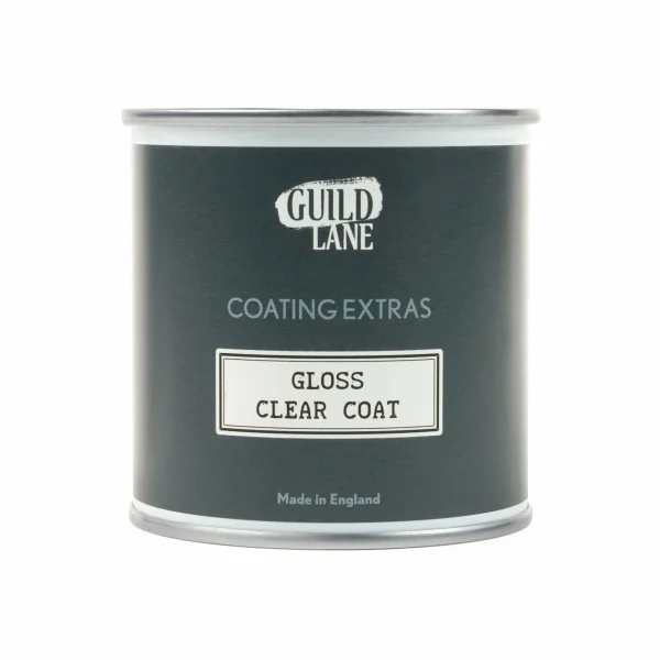 Guild Lane Acrylic Gloss Top Coat, Clear (250ml Jar)