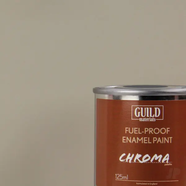 Guild Materials Matt Enamel Fuel-Proof Paint Chroma Light Grey (125ml Tin) — image 3 of 3