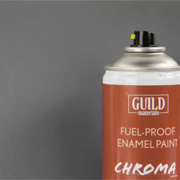 Guild Materials Matt Enamel Fuel-Proof Paint Chroma Dark Grey (400ml Aerosol) — image 1 of 2
