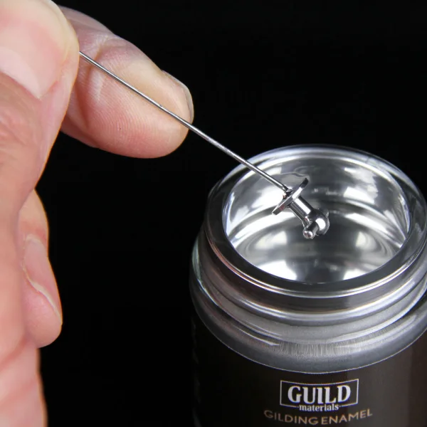 Guild Materials GILD Gilding Enamel Paint, Chrome (15ml Jar)