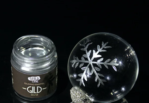 Guild Materials GILD Gilding Enamel Paint, Chrome (15ml Jar)