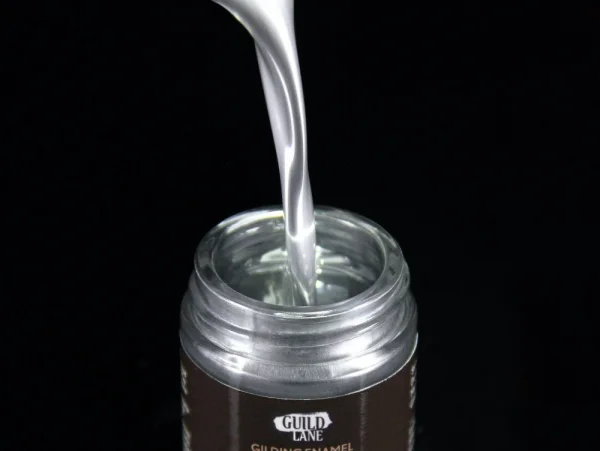 Guild Materials GILD Gilding Enamel Paint, Chrome (15ml Jar)