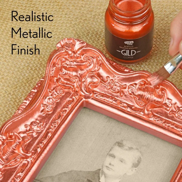 Guild Lane GILD Acrylic Gilding Enamel Paint, Copper (30ml Jar)