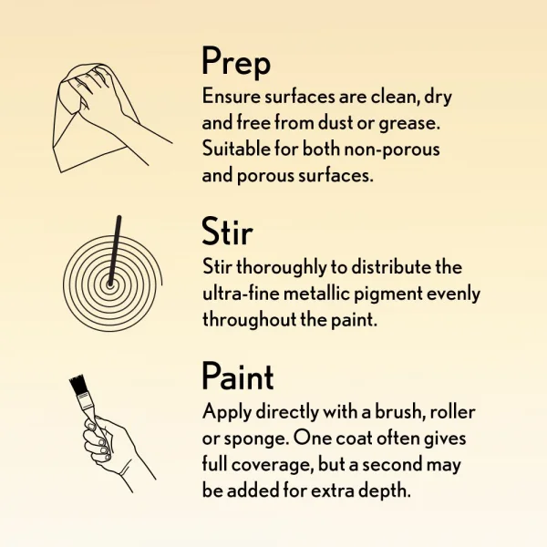 Guild Lane Super GILD Acrylic Gilding Enamel Paint, Platinum (30ml)