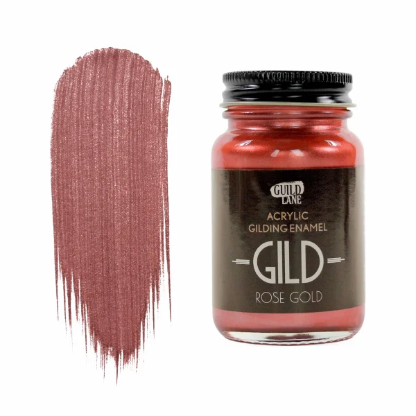 Guild Lane GILD Acrylic Gilding Enamel Paint, Rose Gold (60ml Jar) — image 1 of 12