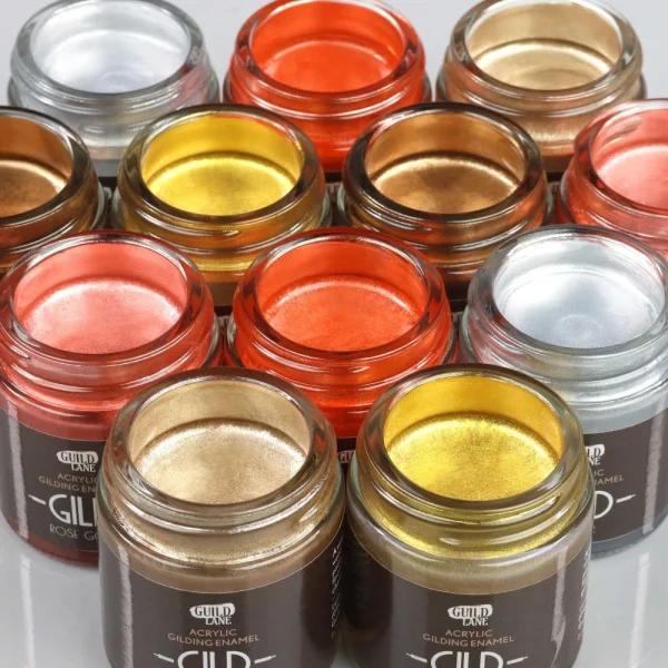 Guild Lane GILD Acrylic Gilding Enamel Paint, Copper (30ml Jar)