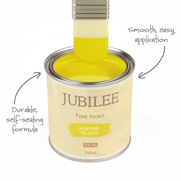Guild Lane Jubilee Maker Paint (CC-22), Bunting Yellow (250ml)