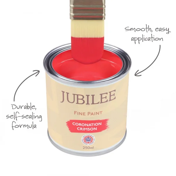 Guild Lane Jubilee Maker Paint (CC-22), Coronation Crimson (250ml)