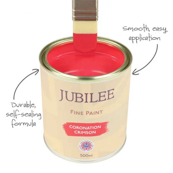 Guild Lane Jubilee Maker Paint (CC-22), Coronation Crimson (500ml)