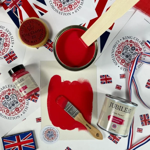 Guild Lane Jubilee Maker Paint (CC-22), Coronation Crimson (60ml)