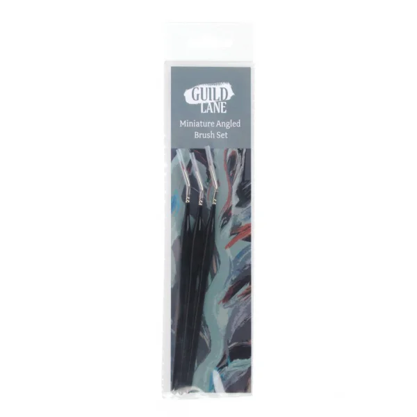 Guild Materials Miniature Angled Brush Set (3 pcs)