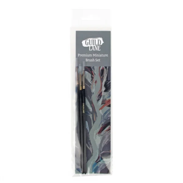 Guild Materials Professional Miniature Brush Set (3 pcs)