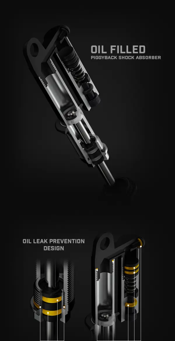 GMade RSD Piggyback Shock 90mm For 1:10 Crawler (2) — image 7 of 11