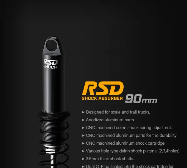 GMade RSD Shock 90mm For 1:10 Crawler (2) &mdash; image 2 of 9